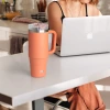 Taishuo portable travel handle thermos cup, girls' office drinking and coffee cup, boys' sports car ice cube flask Application Scenario
